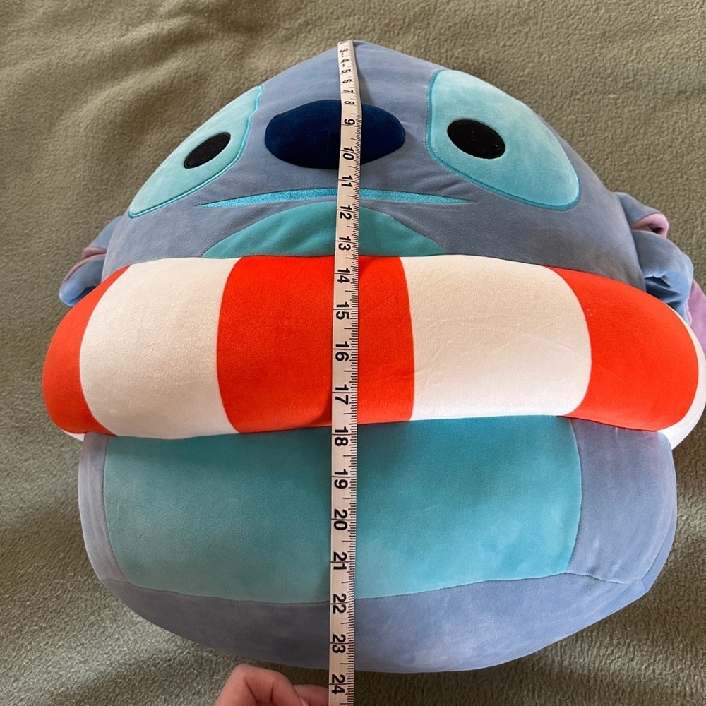 Large Stitch in a swimming float.